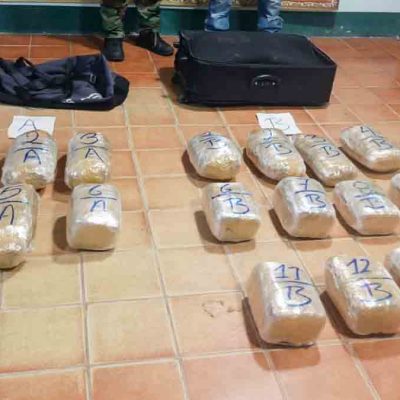 marihuana en bus a Santa Cruz