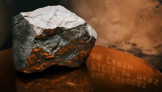 Subasta meteorito de Marte