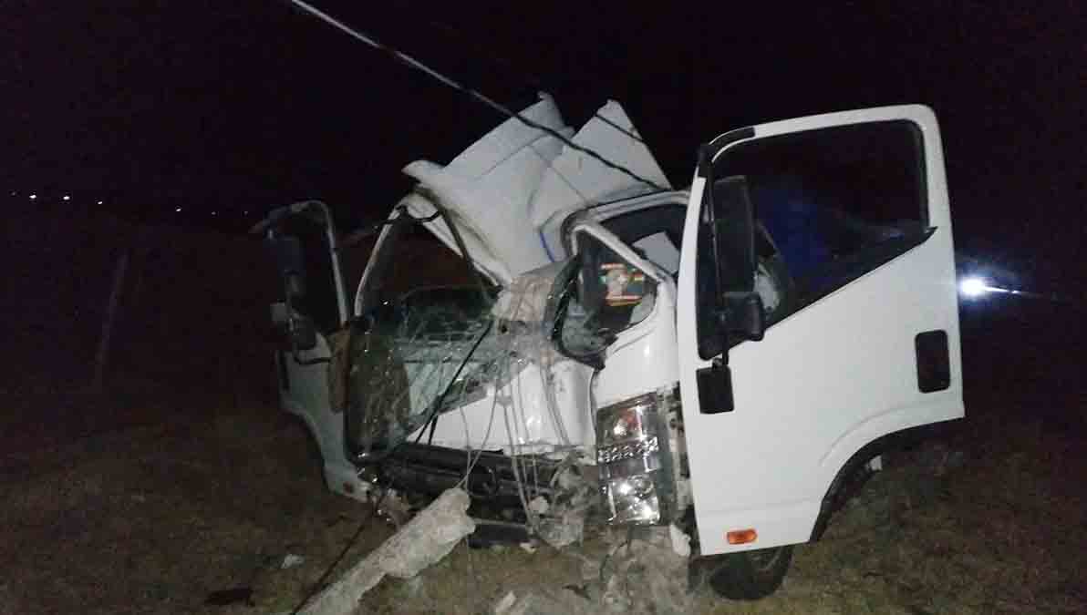 minibús accidentado