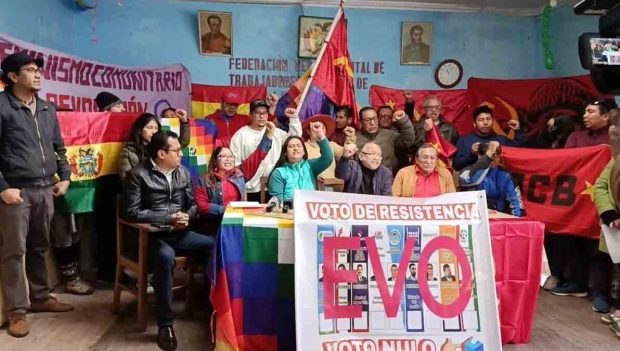 casa de campaña voto nulo