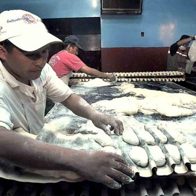 elaboración de pan