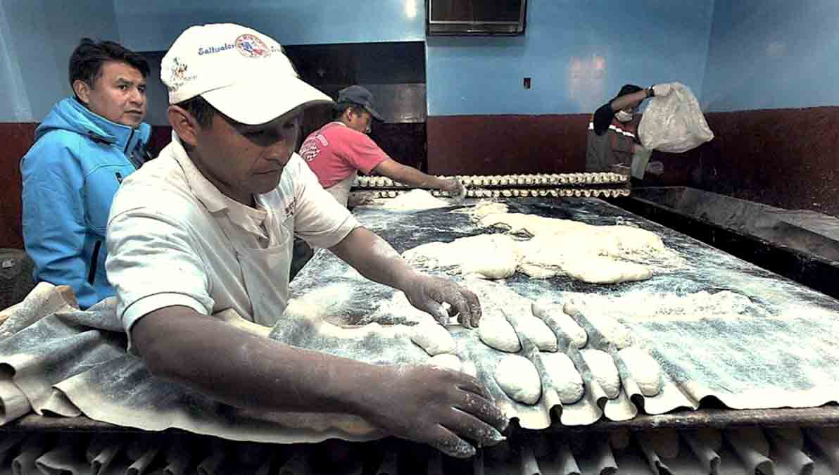 elaboración de pan