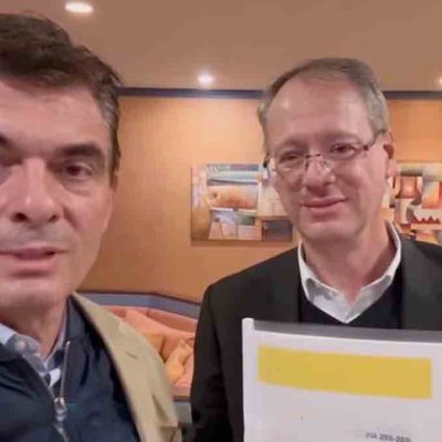 Rodrigo Paz y Jaime Dunn