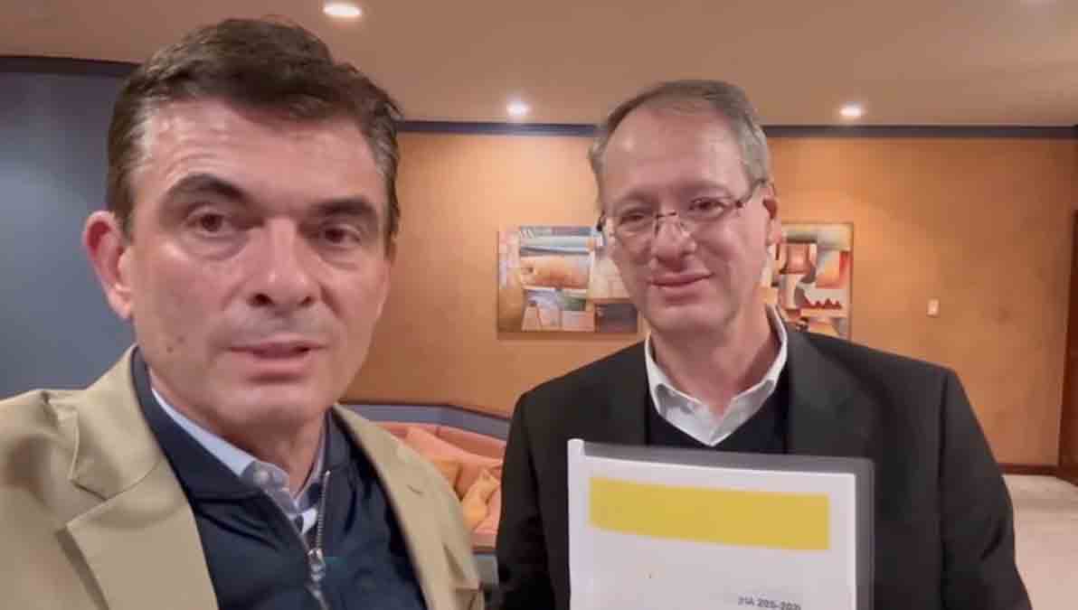 Rodrigo Paz y Jaime Dunn