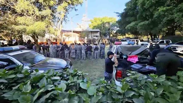 policías en Santa Rita