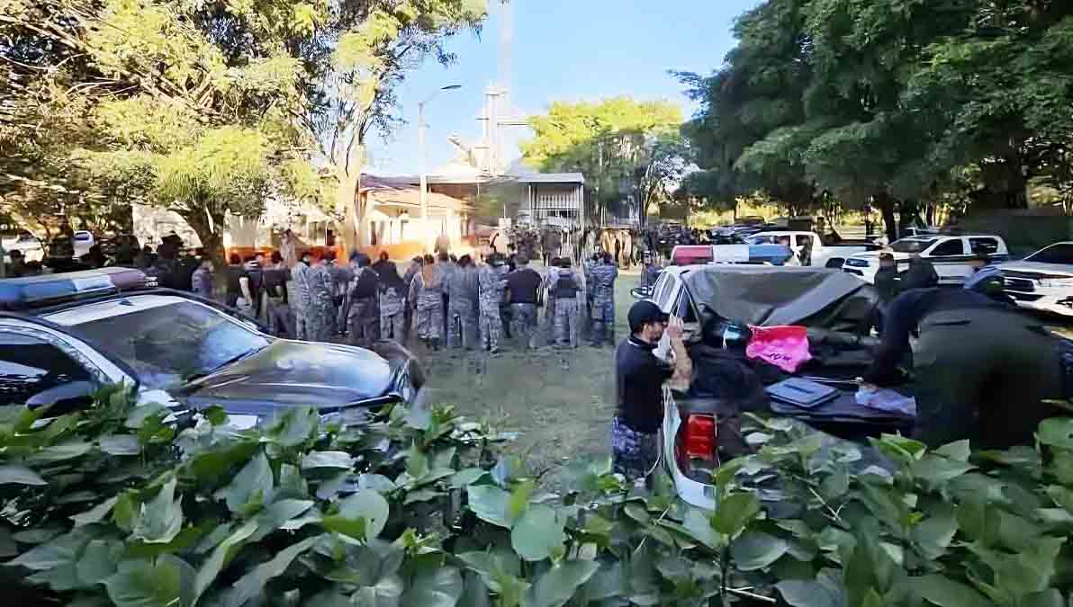 policías en Santa Rita