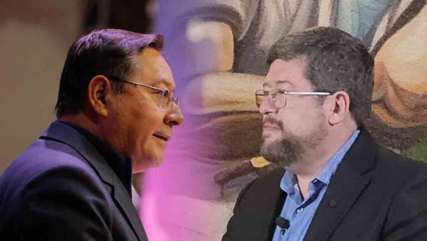 Luis Arce y Samuel Doria Medina