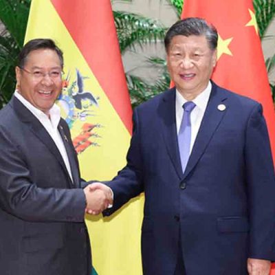 Luis Arce y Xi Jinping