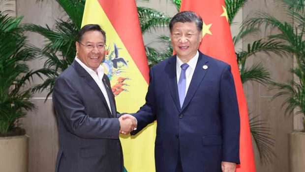 Luis Arce y Xi Jinping