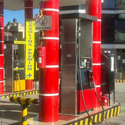 estación de servicio en La Paz