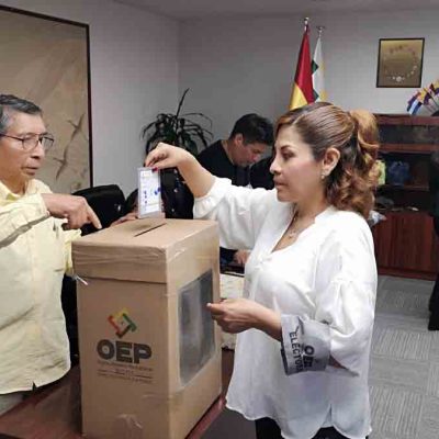 electores bolivianos