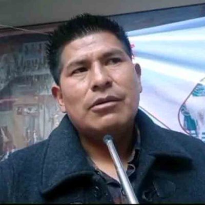 Adalid Jorge Aguilar, alcalde de Llallagua