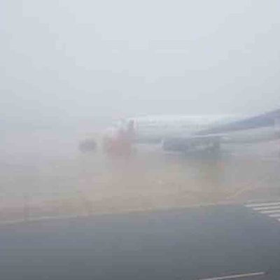 poca visibilidad aeropuerto de Alcantarí
