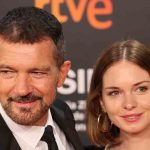 Antonio Banderas y su hija