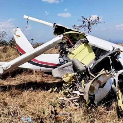 avioneta accidentada