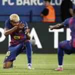 jugadores del Barcelona
