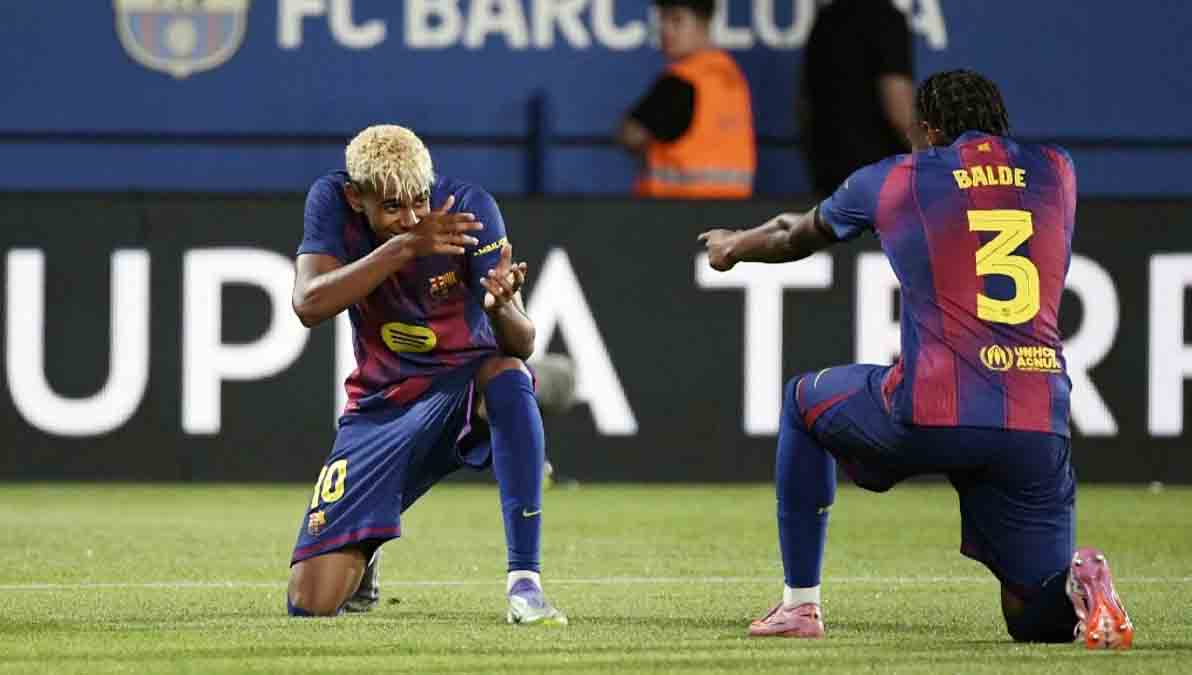 jugadores del Barcelona