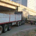 bloqueo en la avenida Banzer