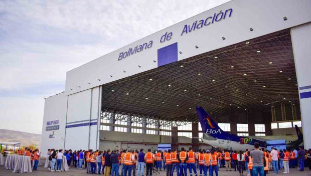 hangar de mantenimiento de BoA
