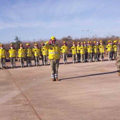 bomberos se repliegan de Tarija