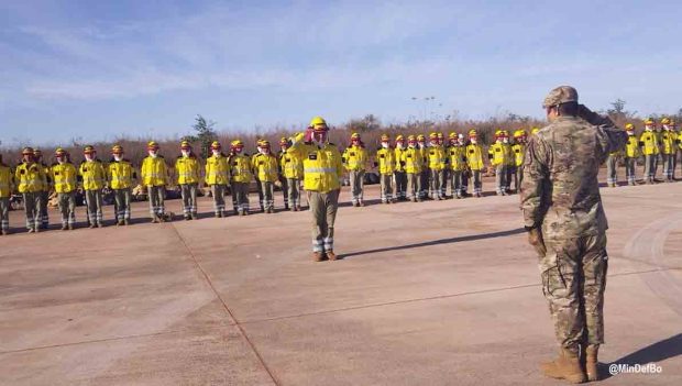 bomberos se repliegan de Tarija