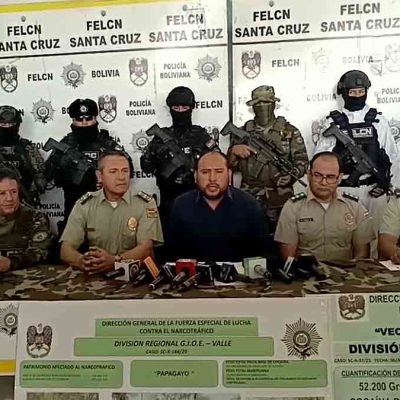 conferencia de prensa ministro de Gobierno