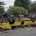 vuelca bus en Kenia