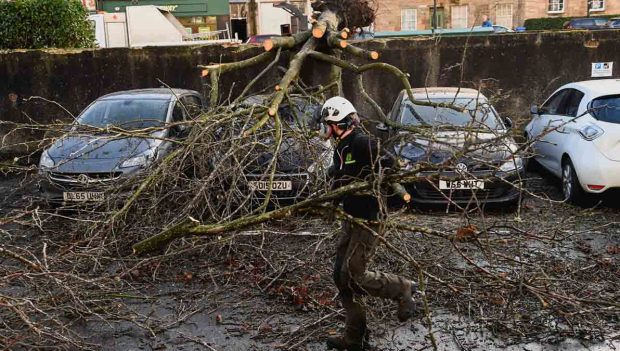 Tormenta Floris en Escocia