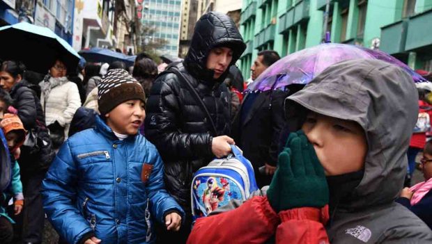 escolares en La Paz