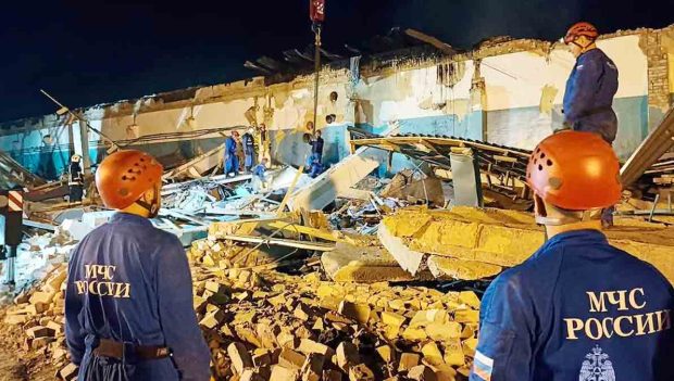 explosión en la fábrica Elastik