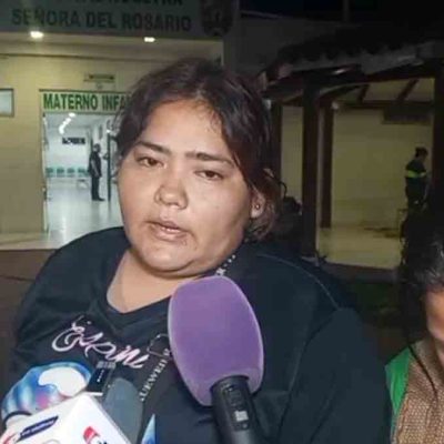 madre del niño fallecido