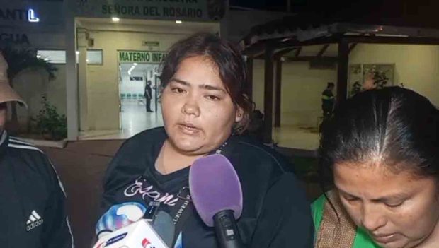 madre del niño fallecido