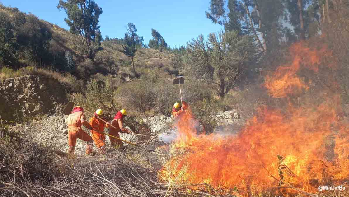 reducen focos de calor en Bolivia
