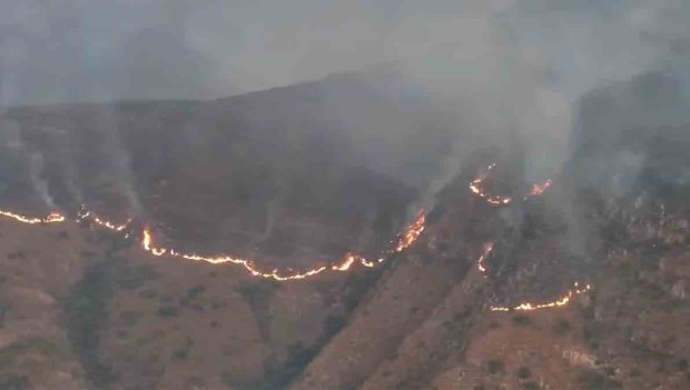 incendio Cuesta de Sama