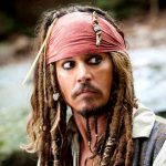 Jhonny Deep como Jack Saparrow