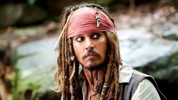 Jhonny Deep como Jack Saparrow