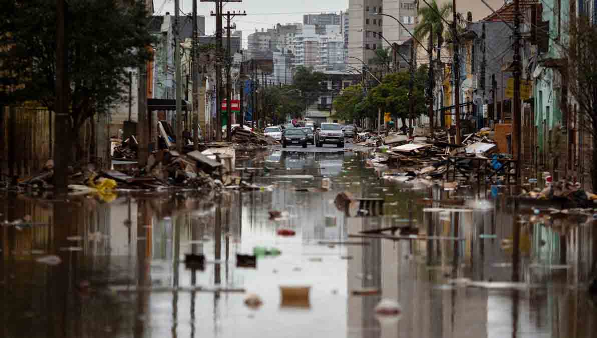lluvias en el sur de Brasil