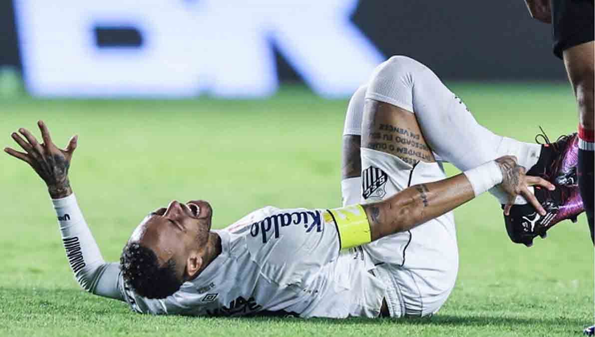 Neymar se lesiona nuevamente