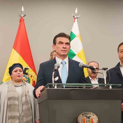 Rodrigo Paz y Luis Arce