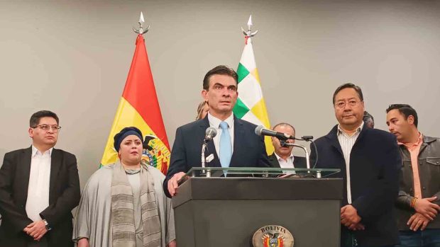 Rodrigo Paz y Luis Arce