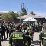 policías en Cochabamba