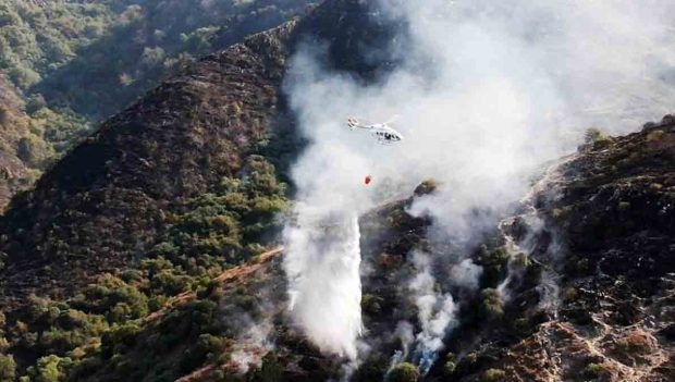 incendio en Sama