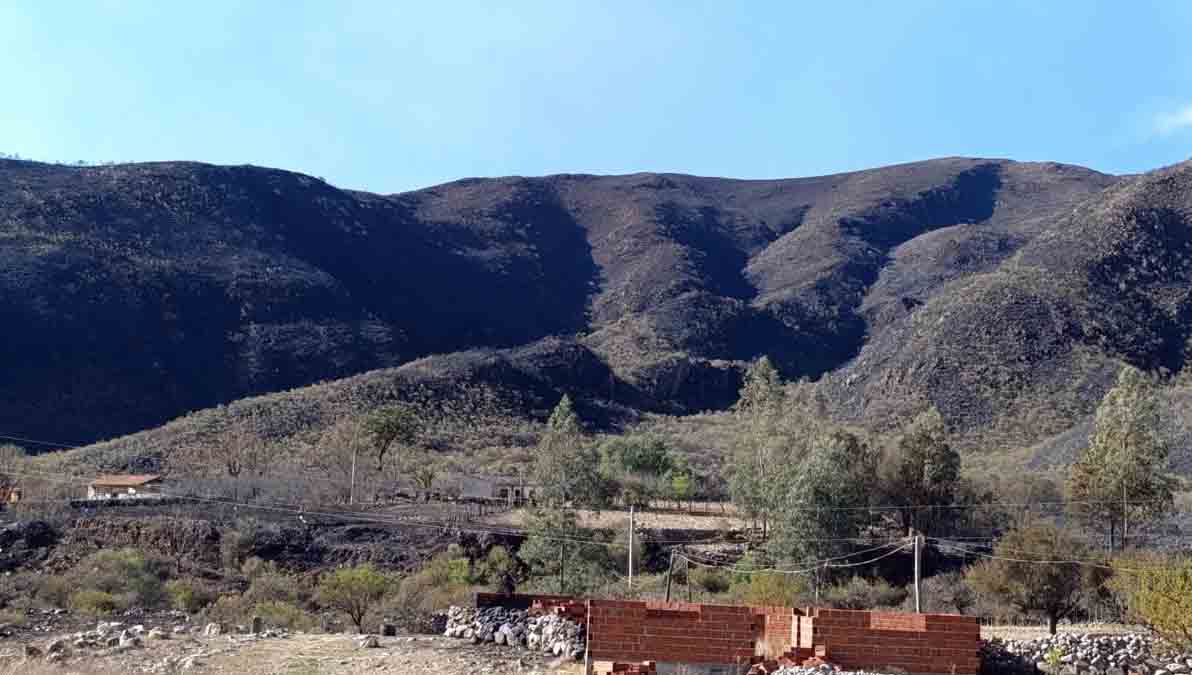 incendio en Sama