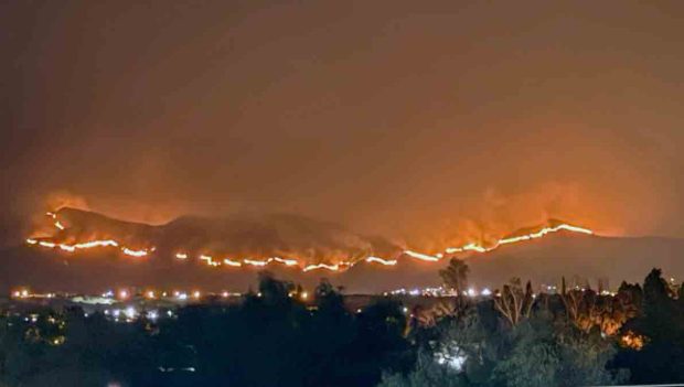 incendio Sama