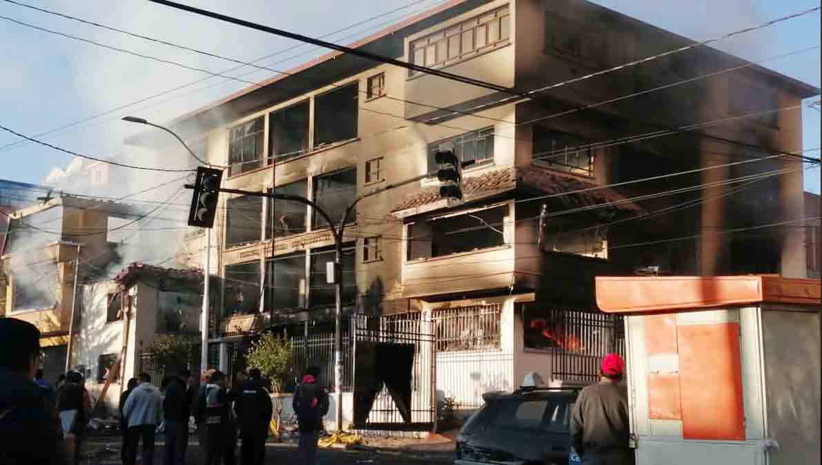 incendio TED Chuquisaca