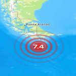 sismo en Pasaje Drake