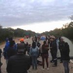 bloqueo en la ruta 9