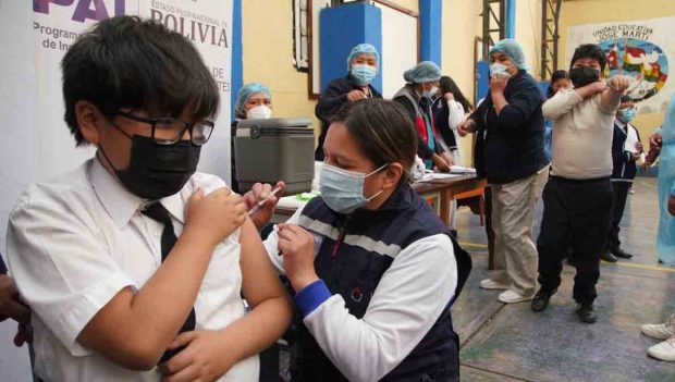 vacunación contra el sarampión