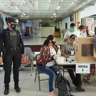 recinto electoral de votación en el exterior