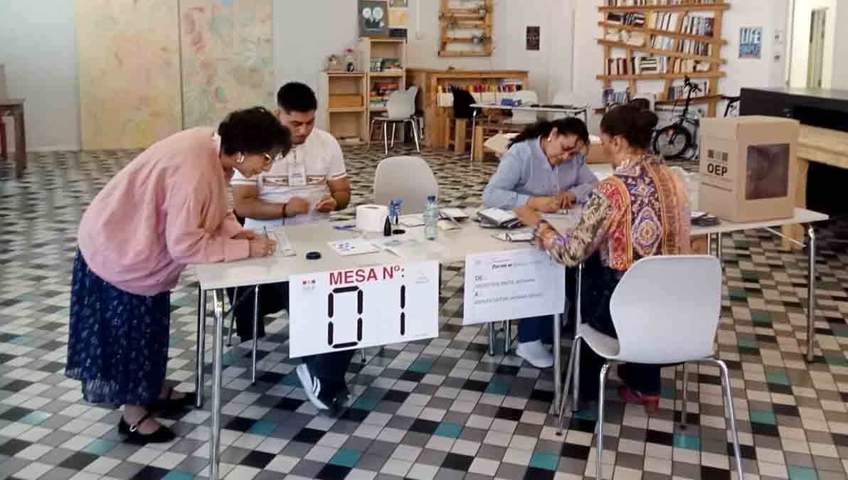 votación en el exterior